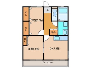 ファミール呉竹の物件間取画像